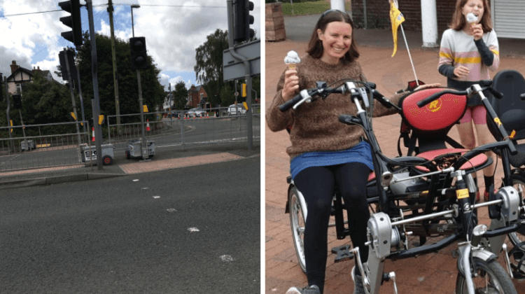 Disabled mum calls for others to challenge discriminatory roadworks